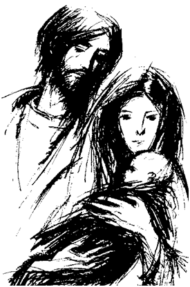Maryja Józef i Dzieciątko